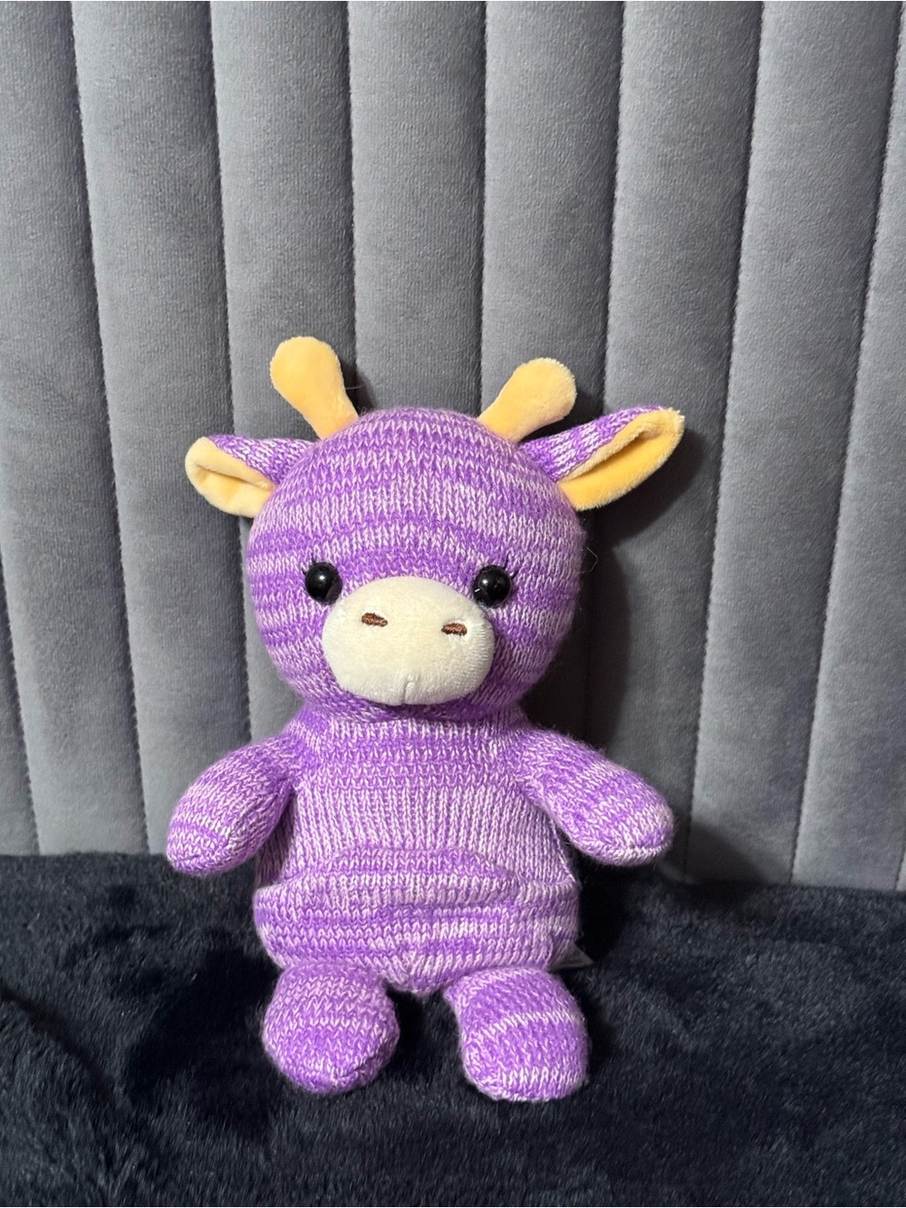 💜3/$30-Aurora Purple Giraffe Plush Knit Stuffed Animal Soft Toy